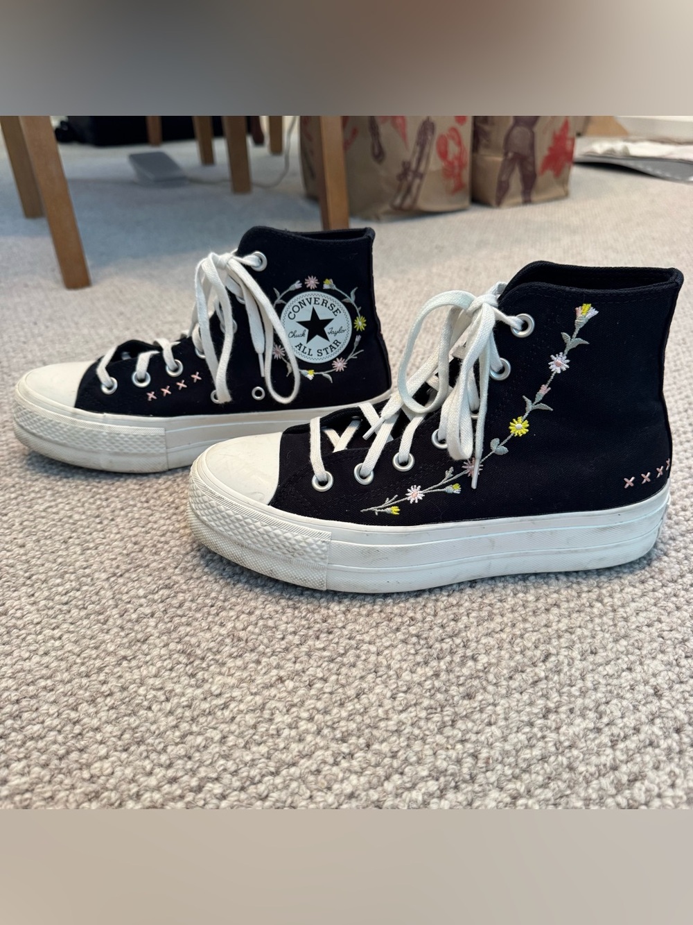 Platform embroidered Converse Chuck Taylor All Star - 7